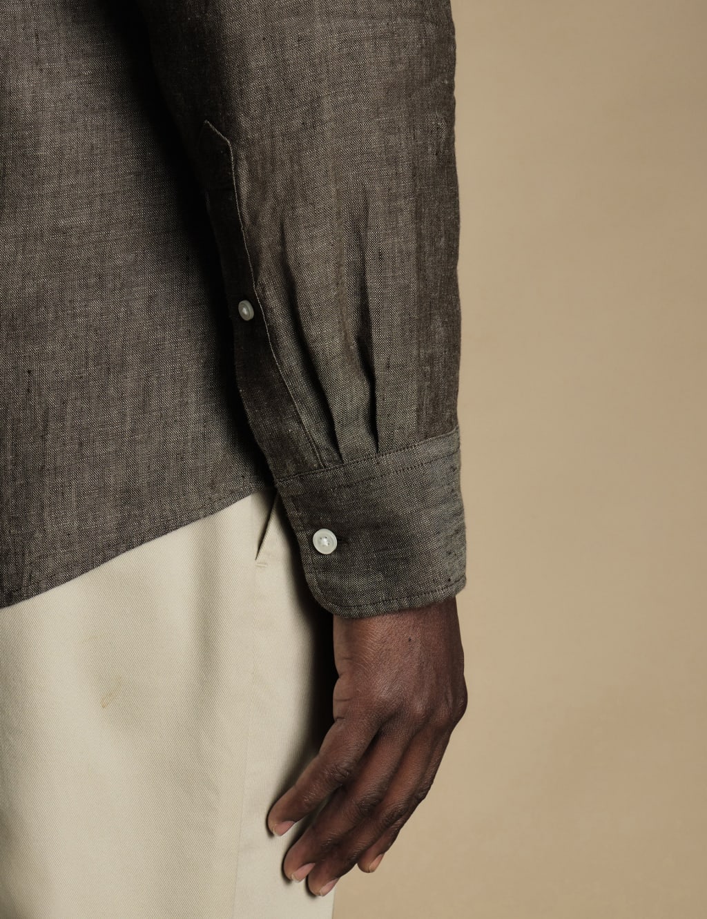 Slim Fit Pure Linen Shirt 4 of 6