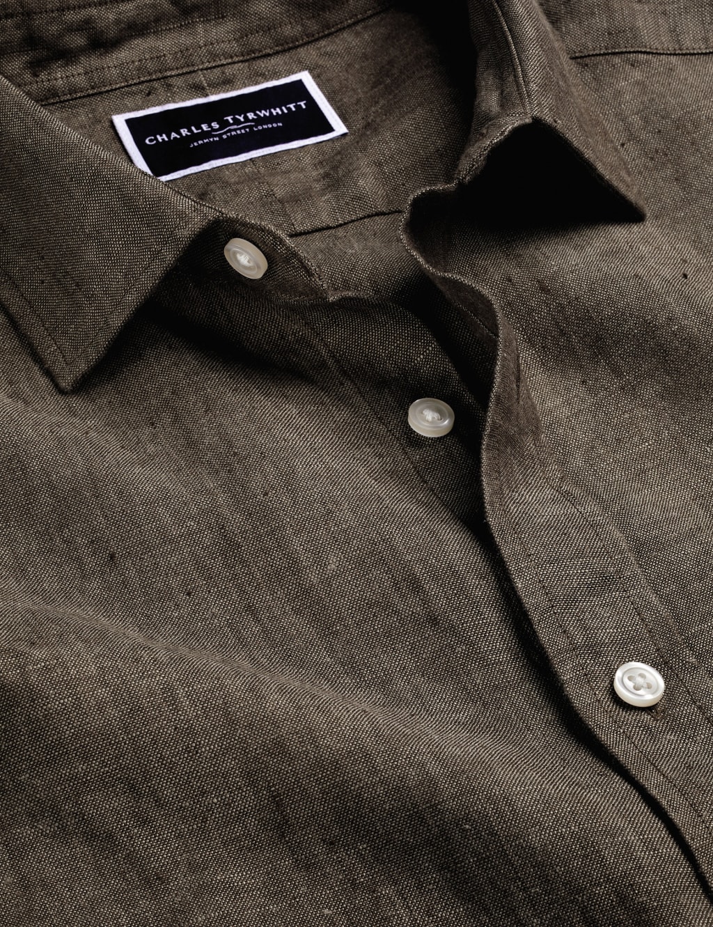 Slim Fit Pure Linen Shirt 5 of 6