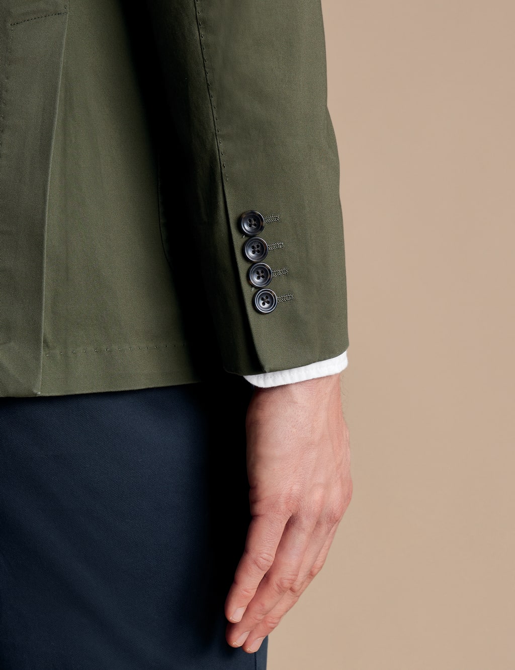 Slim Fit Cotton Rich Stretch Jacket 4 of 5