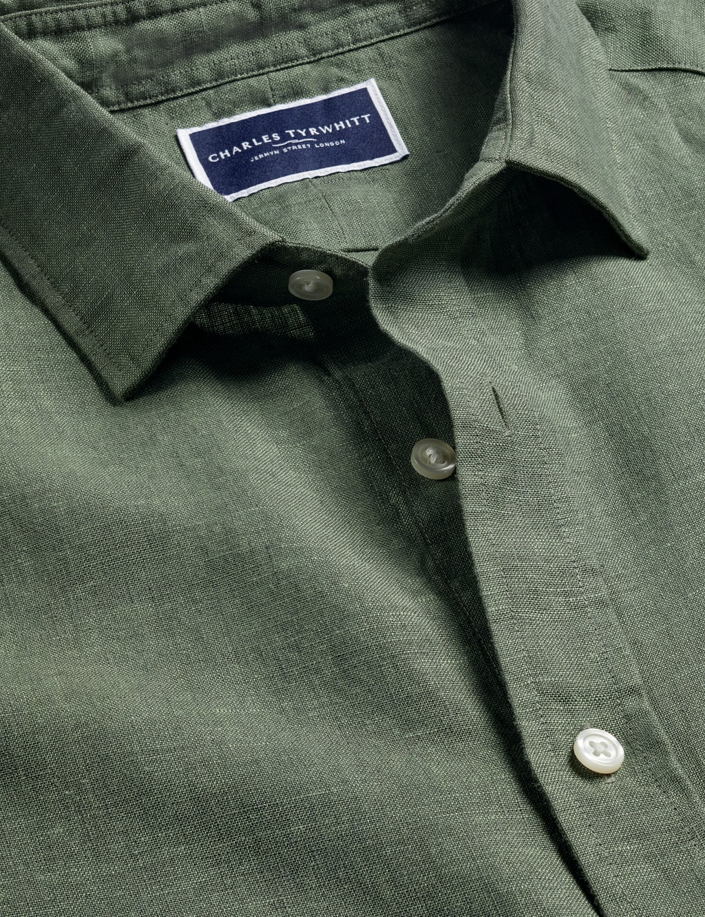 Slim Fit Pure Linen Shirt 4 of 5