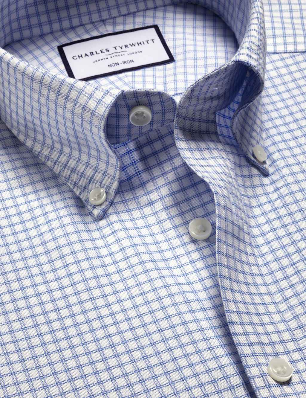 Non Iron Regular Fit Check Oxford Shirt 5 of 6