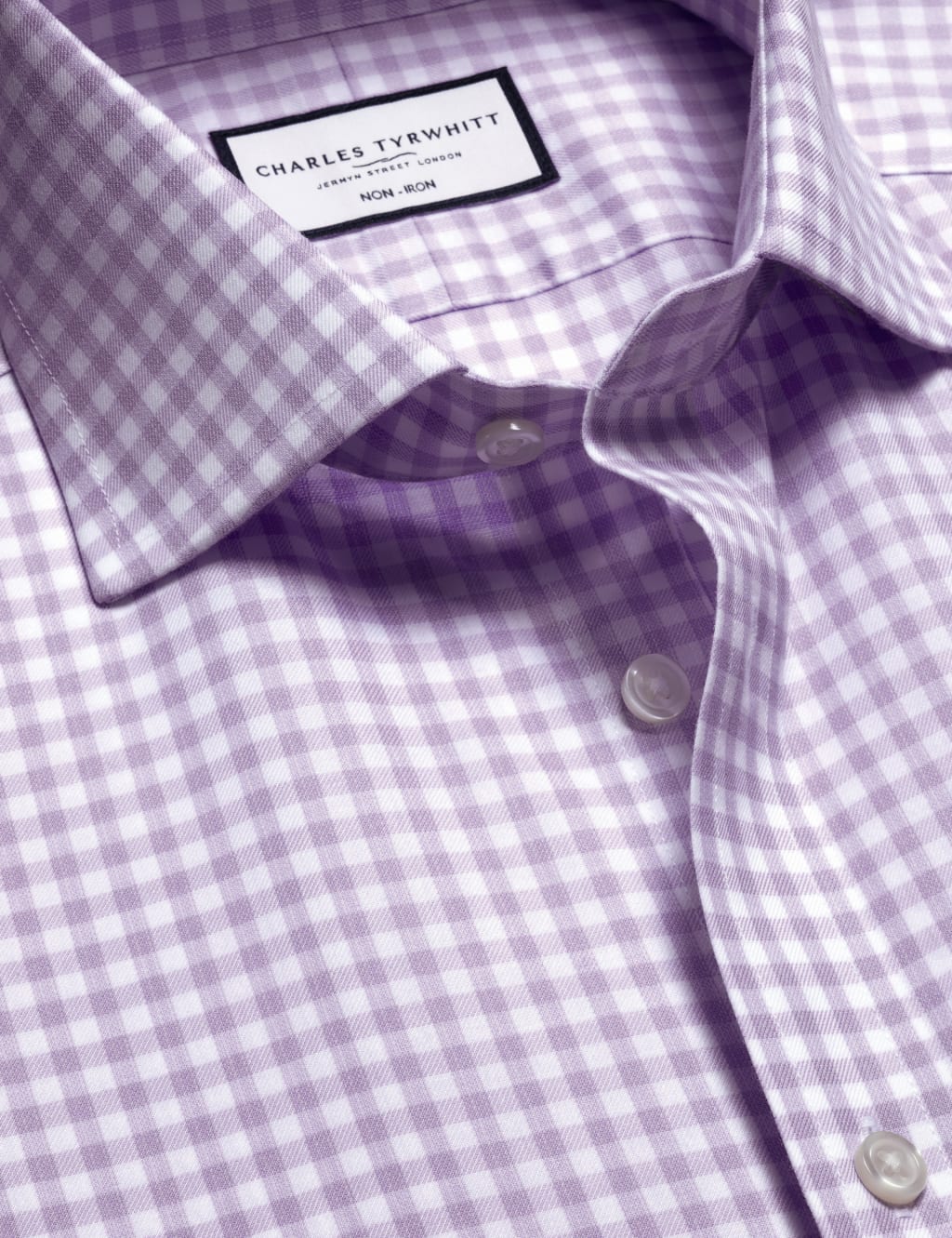 Slim Fit Non Iron Twill Check Shirt 5 of 6