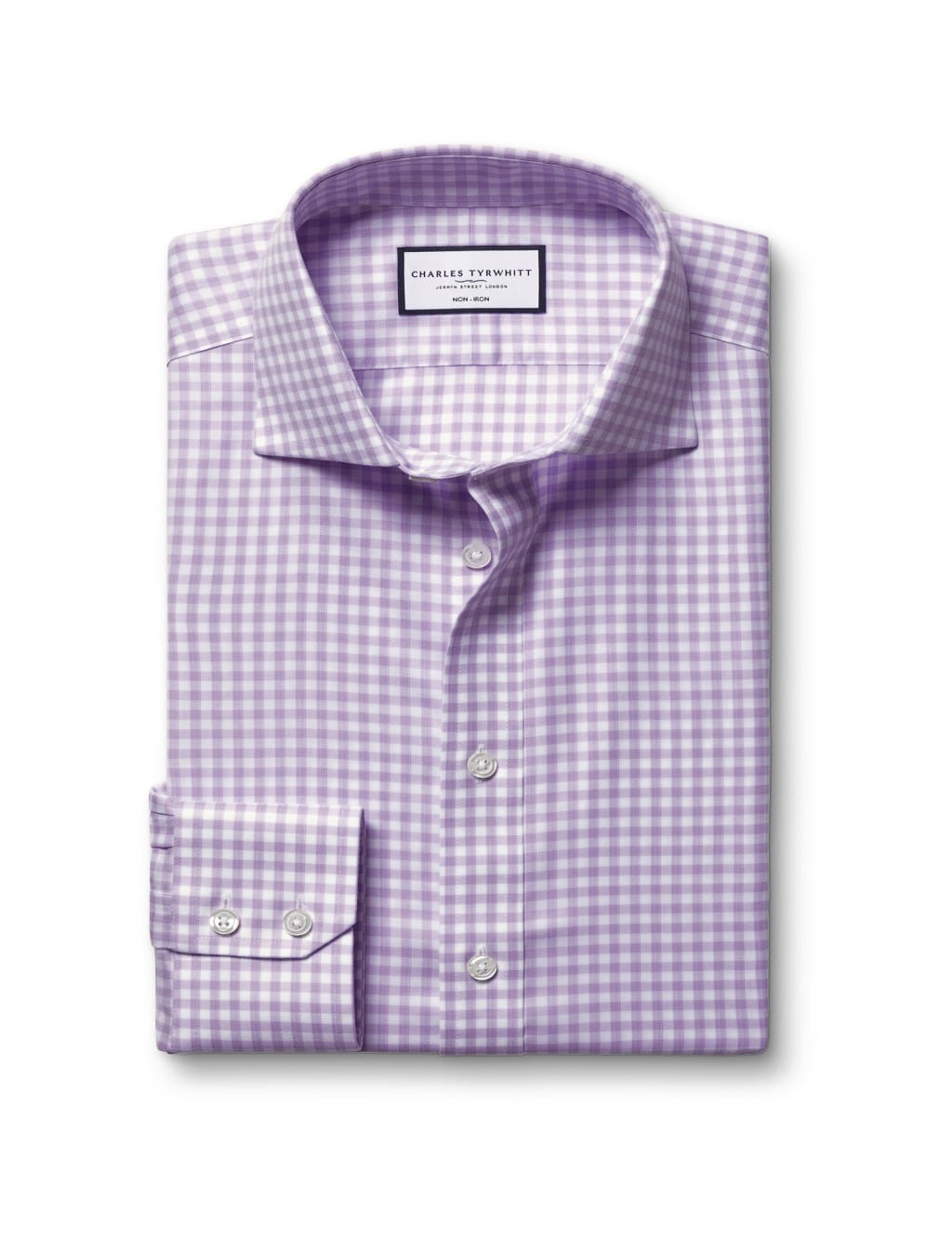 Slim Fit Non Iron Twill Check Shirt 2 of 6