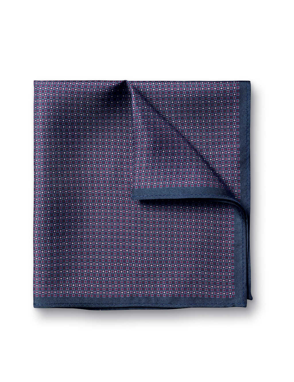 Geometric Pure Silk Pocket Square 2 of 3