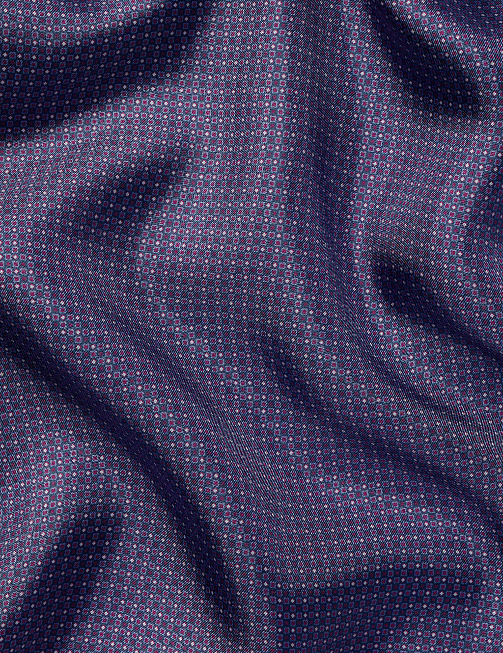 Geometric Pure Silk Pocket Square 3 of 3
