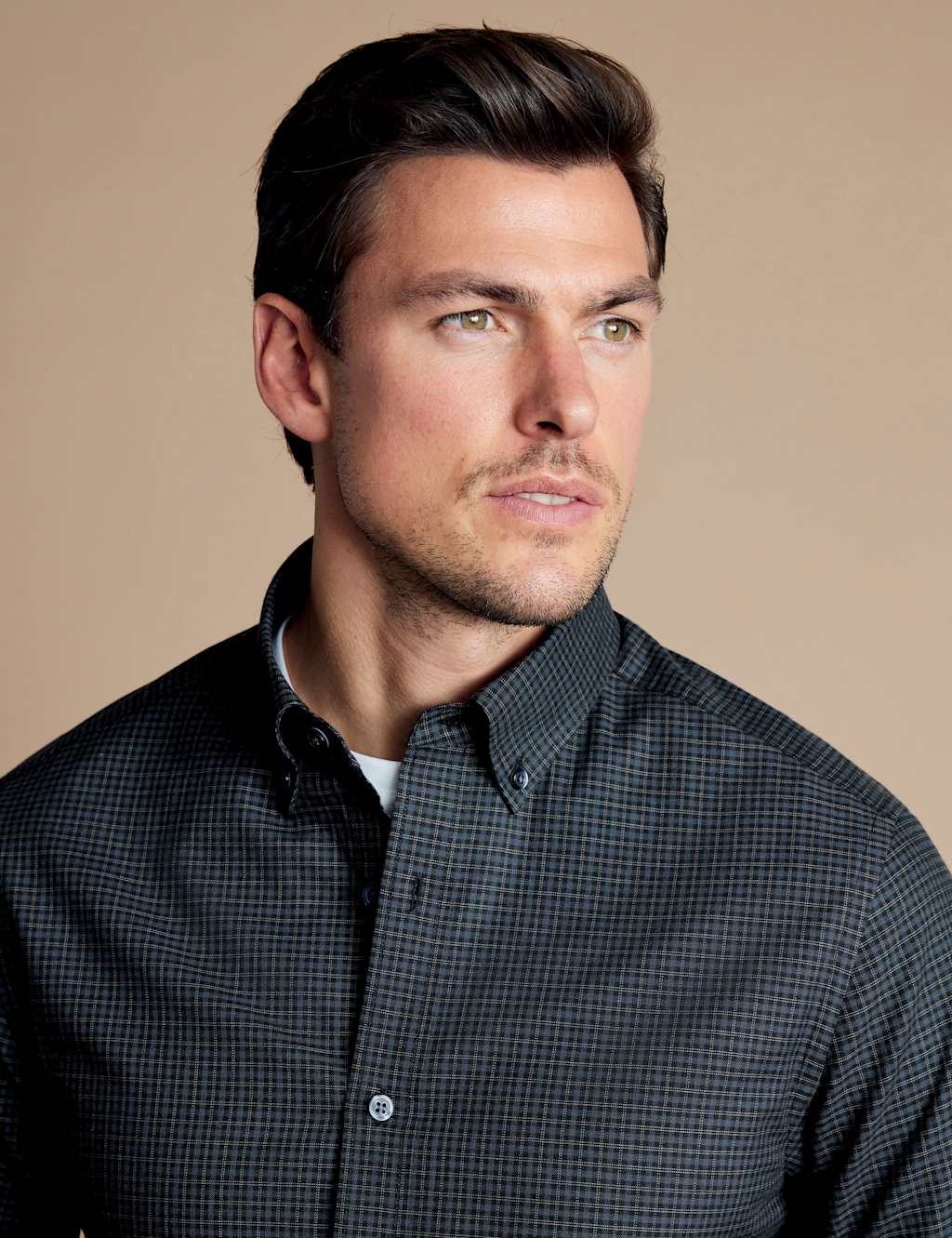 Regular Fit Brushed Cotton Check Shirt 3 of 6