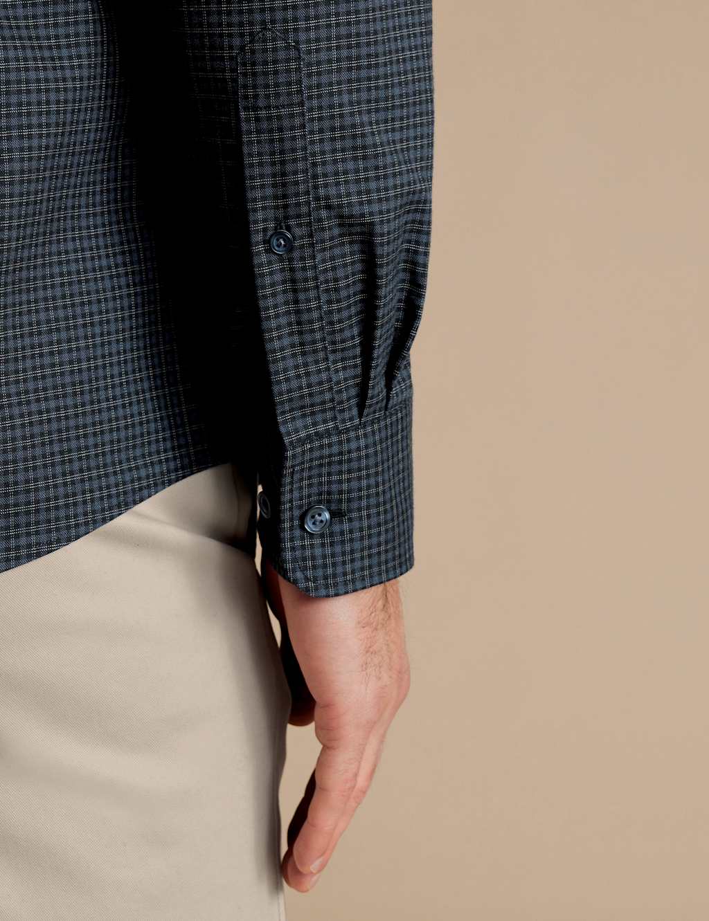 Regular Fit Brushed Cotton Check Shirt 4 of 6