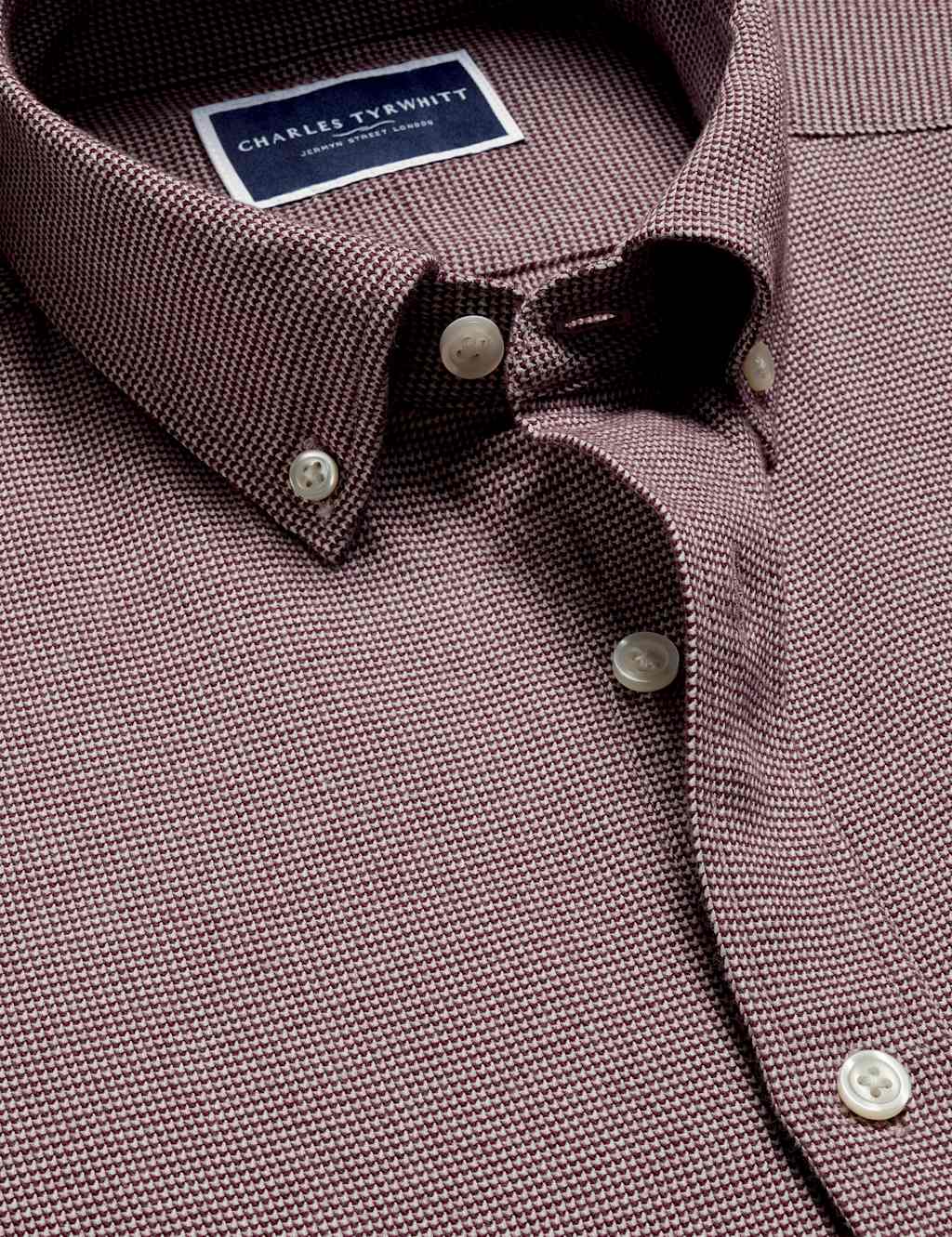 Slim Fit Pure Cotton Check Flannel Shirt 4 of 5