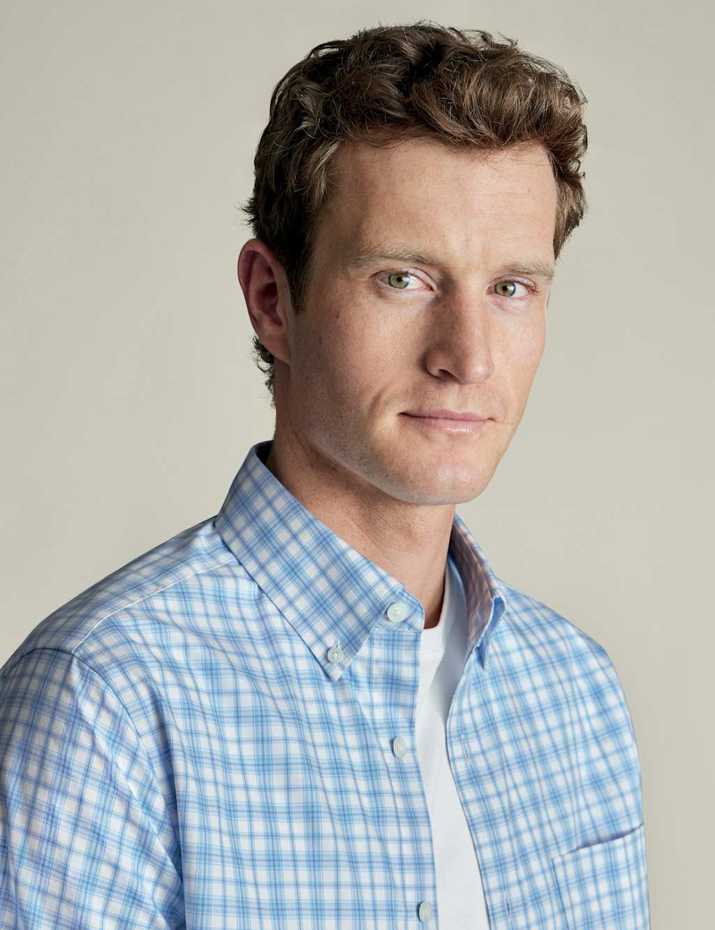 Regular Fit Non Iron Pure Cotton Check Shirt 3 of 5