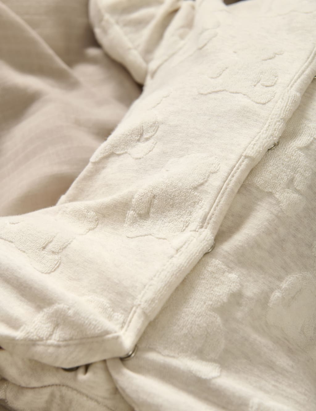 Pure Cotton Teddy Bear Sleepsuit (0-9 Mths) 2 of 6