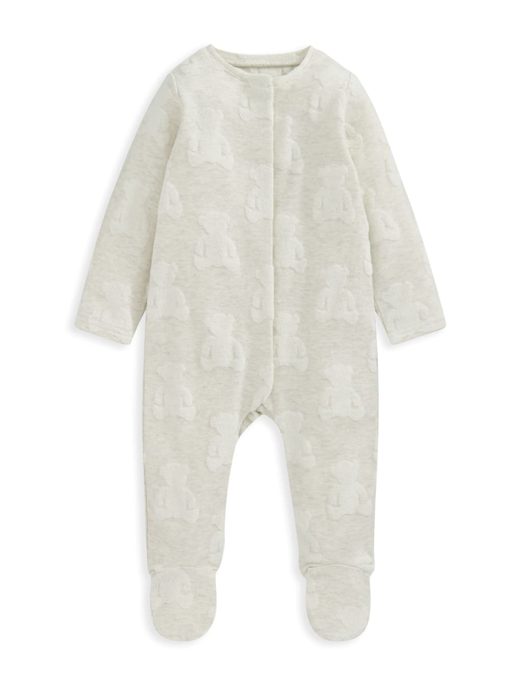 Pure Cotton Teddy Bear Sleepsuit (0-9 Mths) 6 of 6