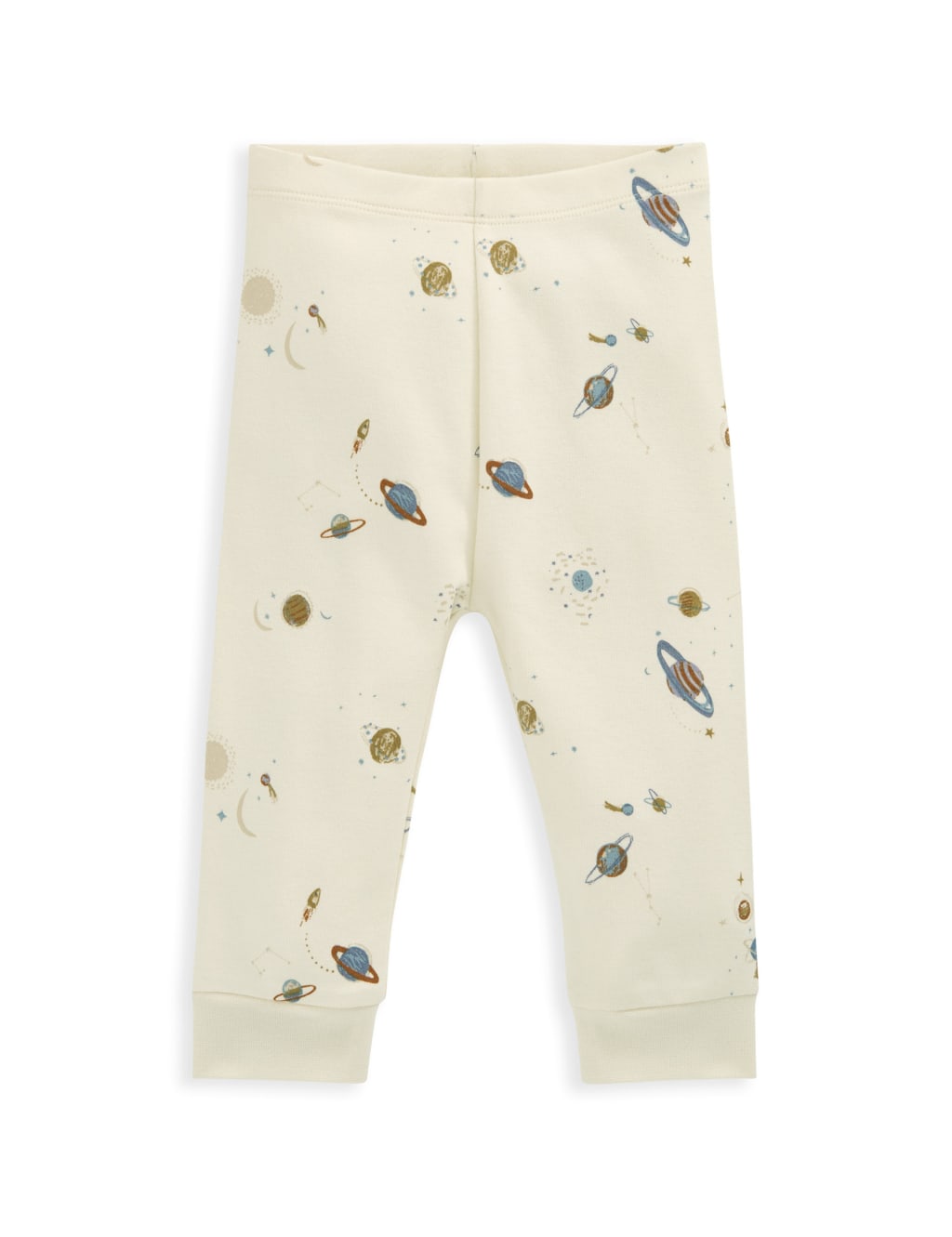 Pure Cotton Planet Print Pyjamas (0-36 Mths) 4 of 4