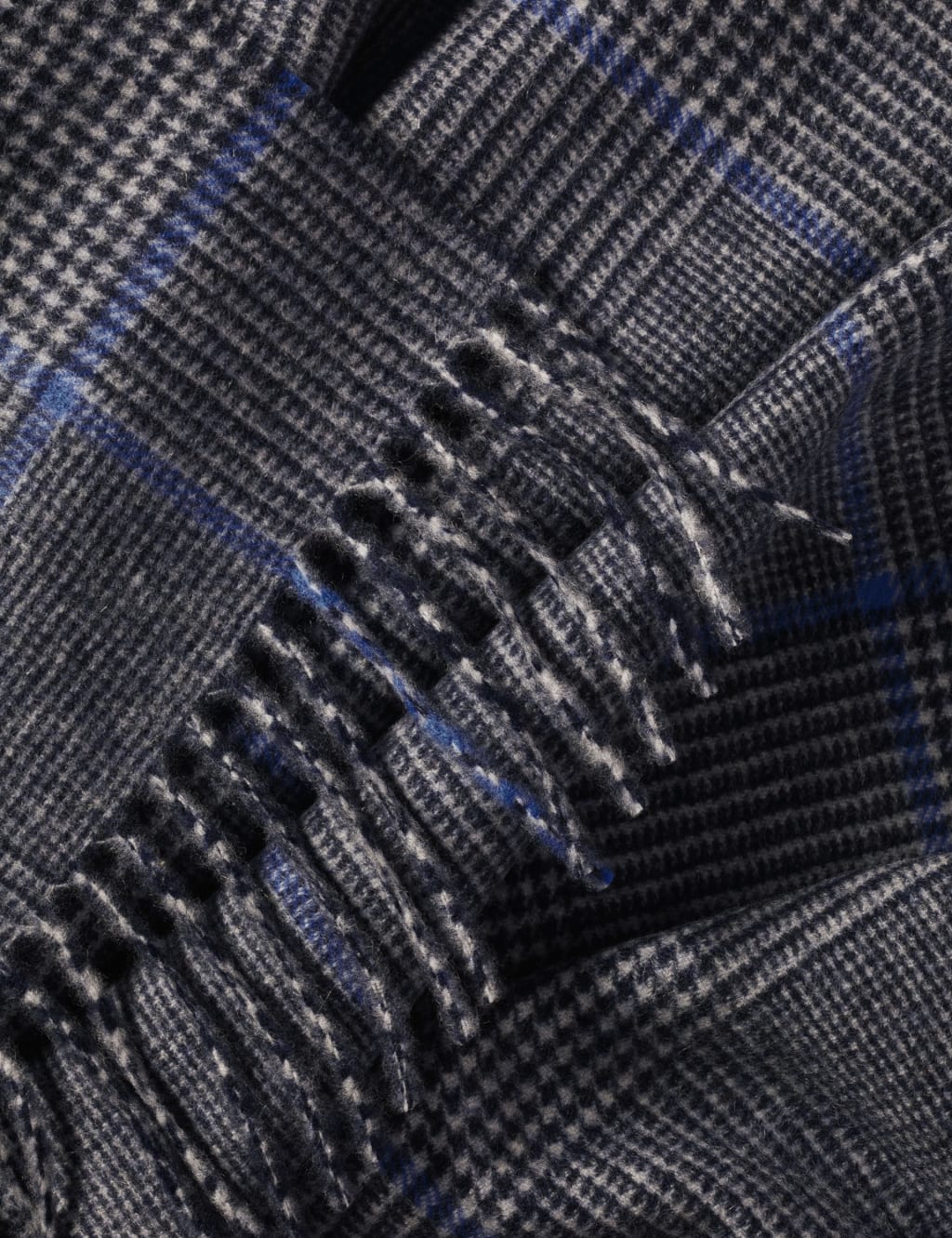 Pure Cashmere Checked Scarf 3 of 3