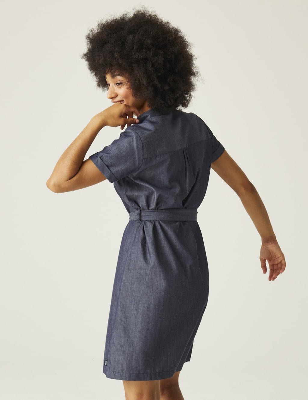 Rema Cotton Rich Striped Shirt Dress 4 of 4