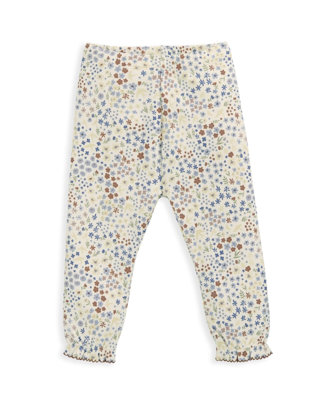 Pure Cotton Ditsy Floral Pyjamas (0-3 Yrs) 4 of 4