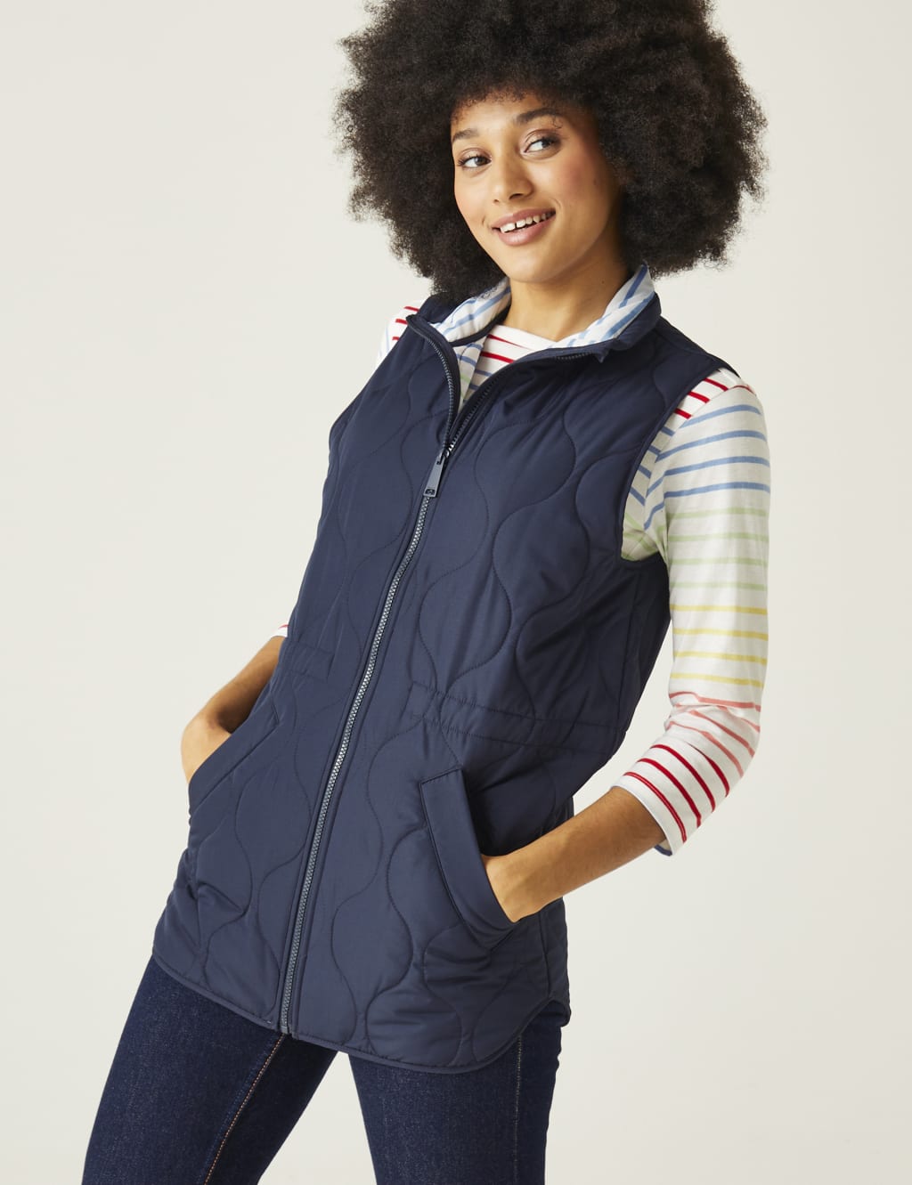 Courcelle Padded Funnel Neck Gilet 1 of 6