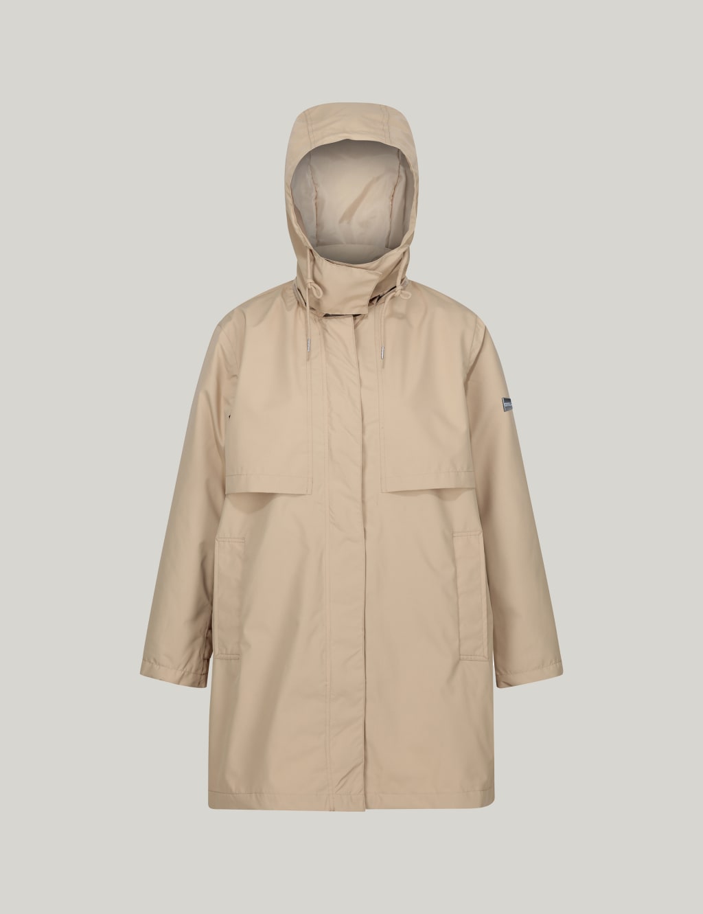 Georgonia Hooded Funnel Neck Raincoat 2 of 10