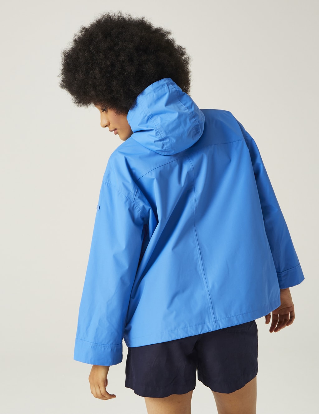Sarika Hooded Funnel Neck Raincoat 3 of 3