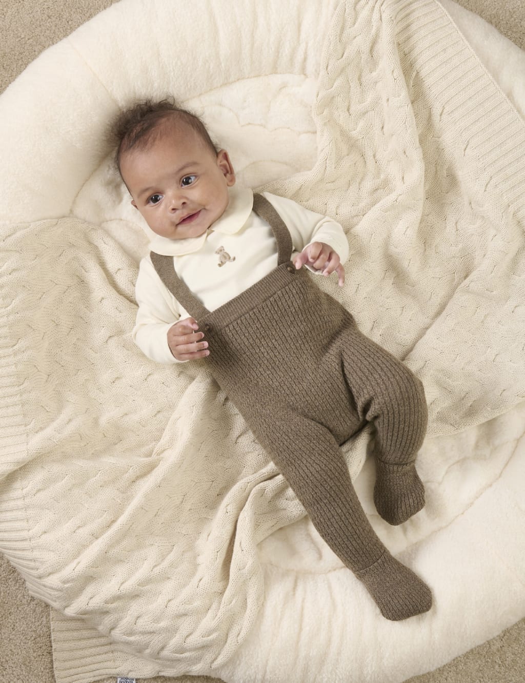 2pc Pure Cotton Teddy Bear Outfit (0-12 Mths) 2 of 7