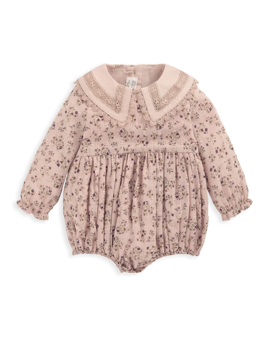 Cotton Rich Floral Romper with Tights (0-24 Mths) 3 of 5
