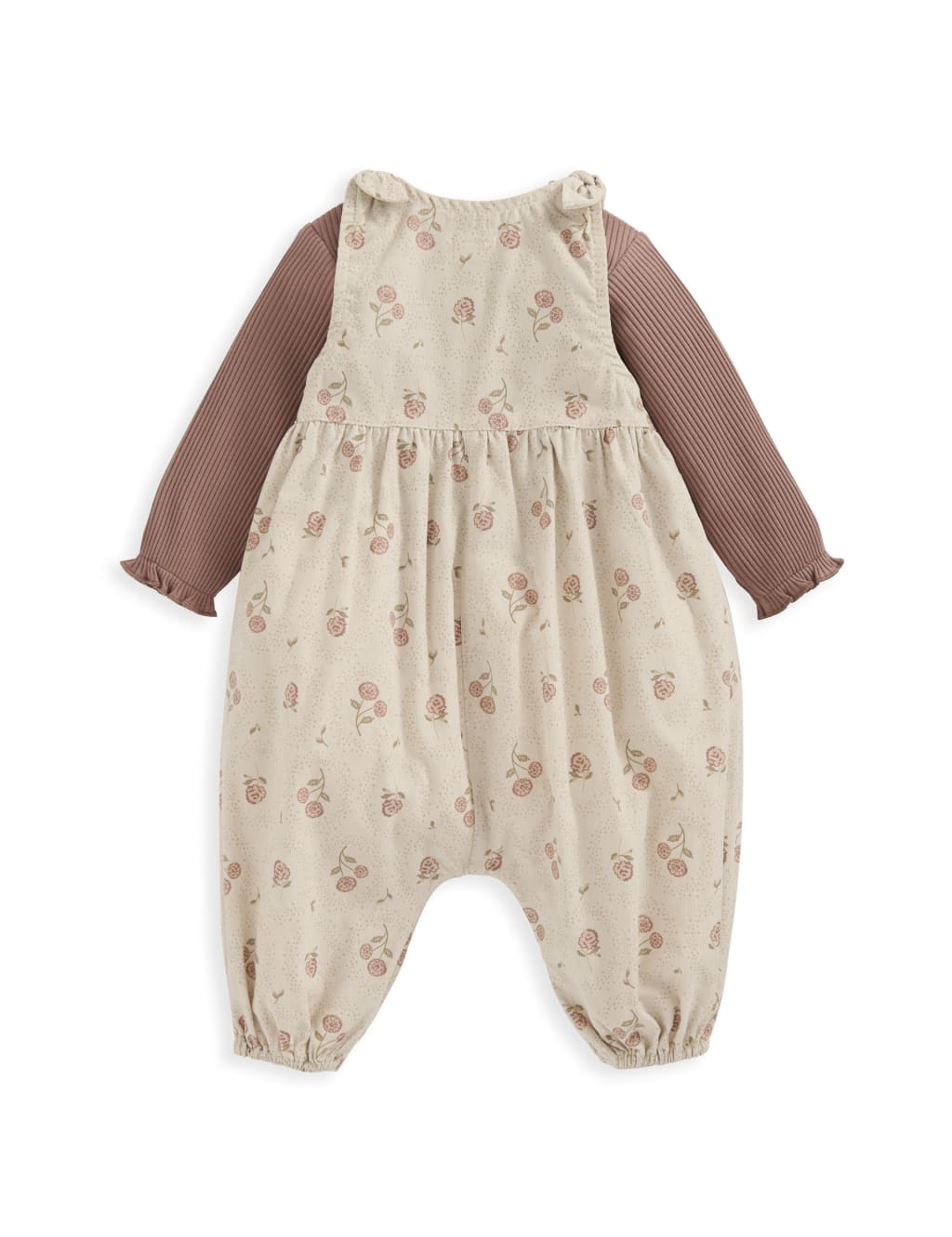2pc Cotton Rich Floral Outfit (0-2 Yrs) 3 of 5
