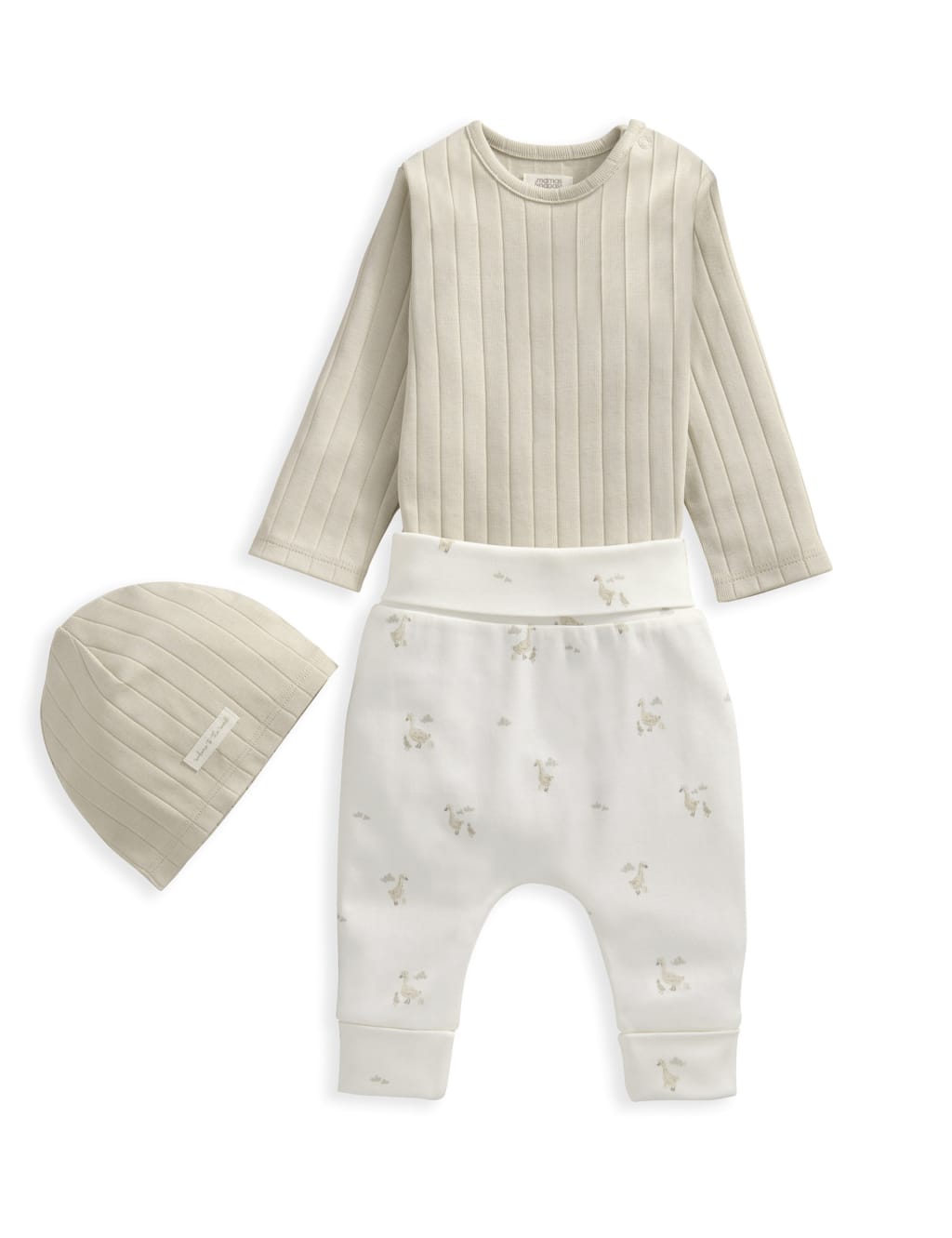 3pc Pure Cotton Duck Print Outfit (0-9 Mths) 7 of 7