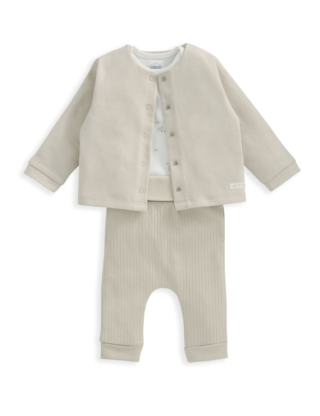 3pc Pure Cotton Duck Print Outfit (0-12 Mths) 5 of 8