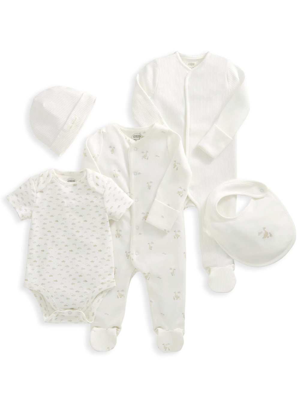 Duckling Outfit 5 Piece Set (0-9 Mths) 2 of 7