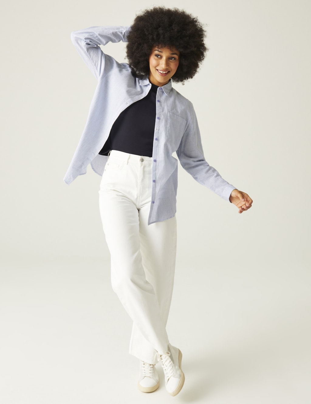 Primevere Cotton Rich Striped Shirt 3 of 4