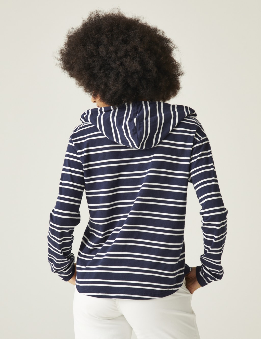 Minerve Pure Cotton Striped Hoodie 4 of 5
