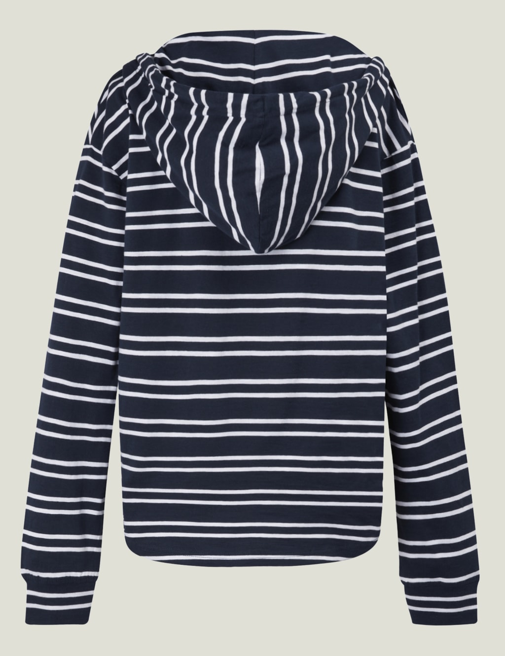 Minerve Pure Cotton Striped Hoodie 5 of 5
