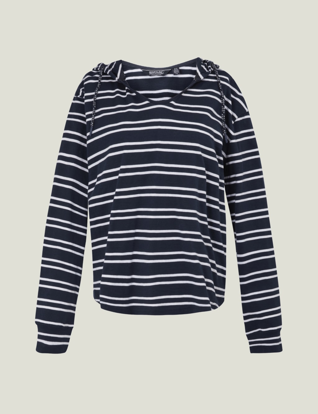 Minerve Pure Cotton Striped Hoodie 2 of 5