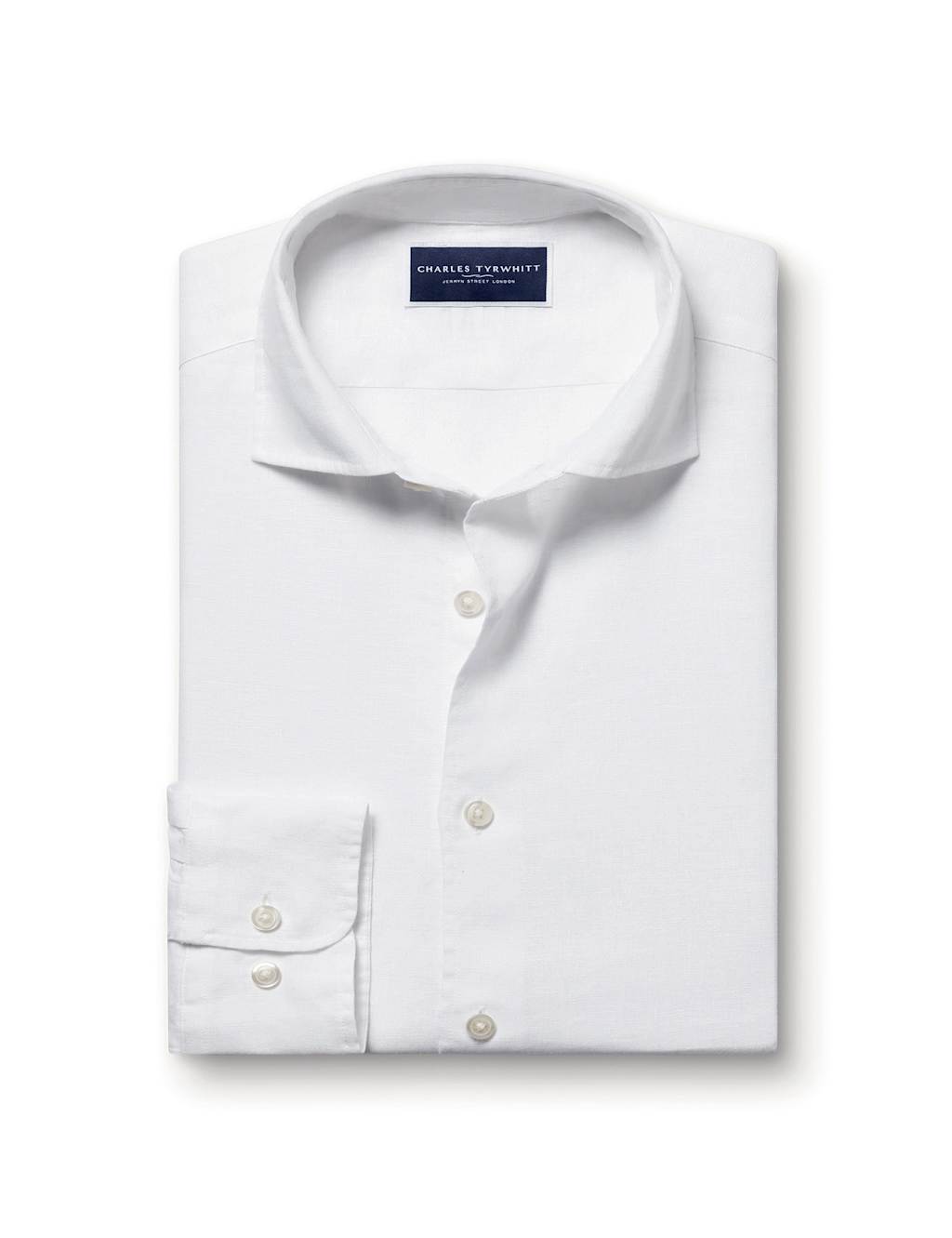Slim Fit Pure Linen Shirt 2 of 5