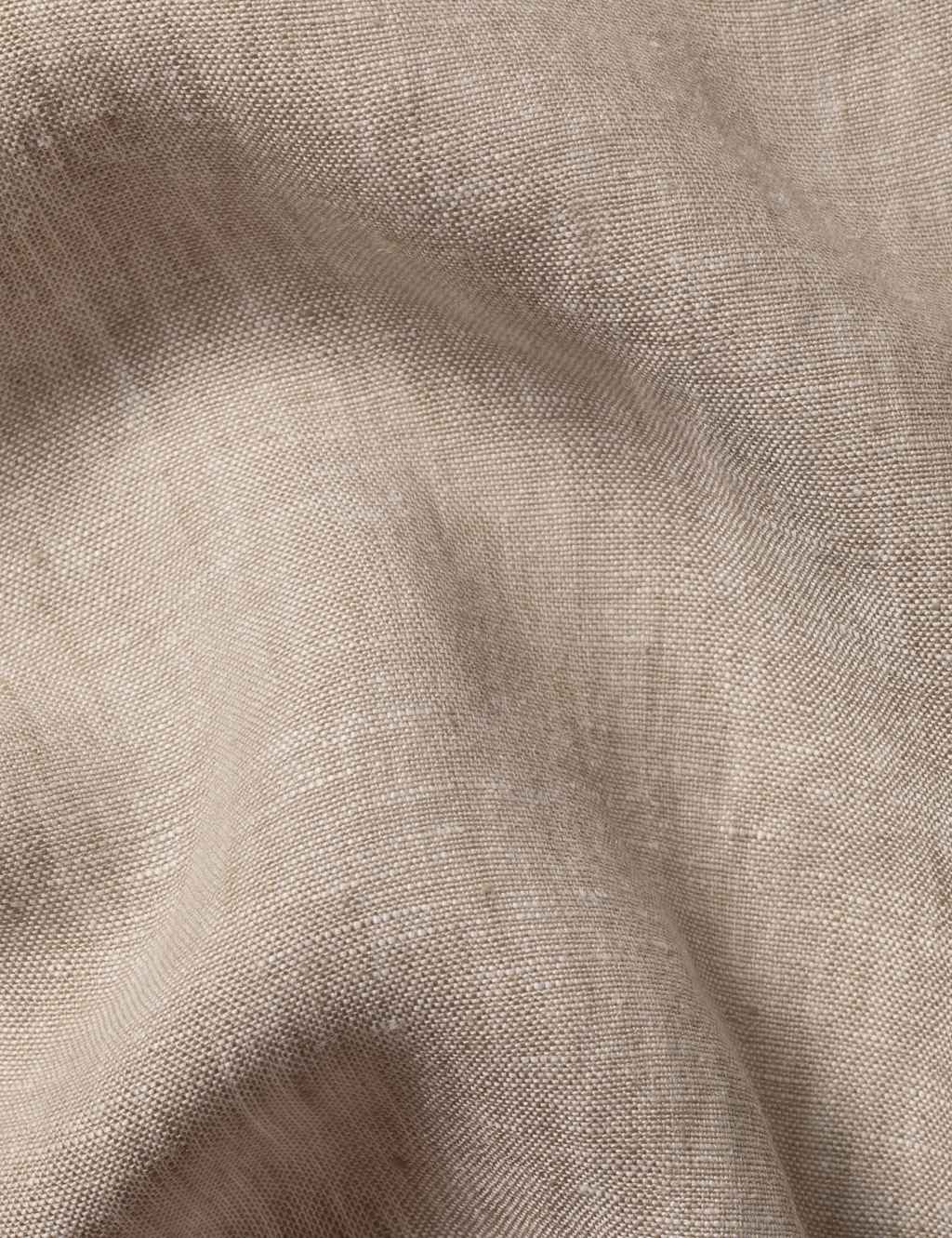 Slim Fit Pure Linen Short Sleeve Shirt 5 of 5