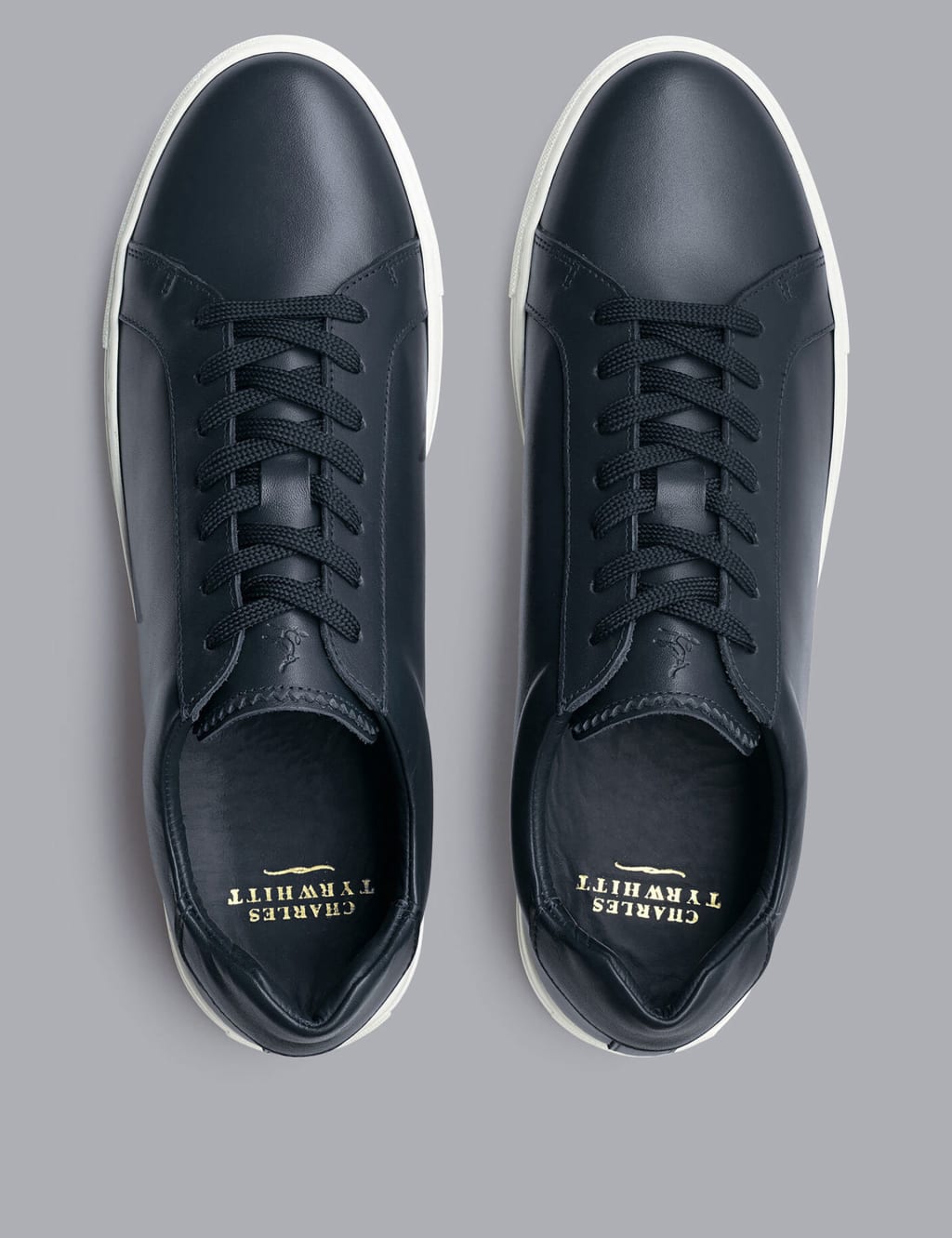 Leather Lace Up Trainers 2 of 4