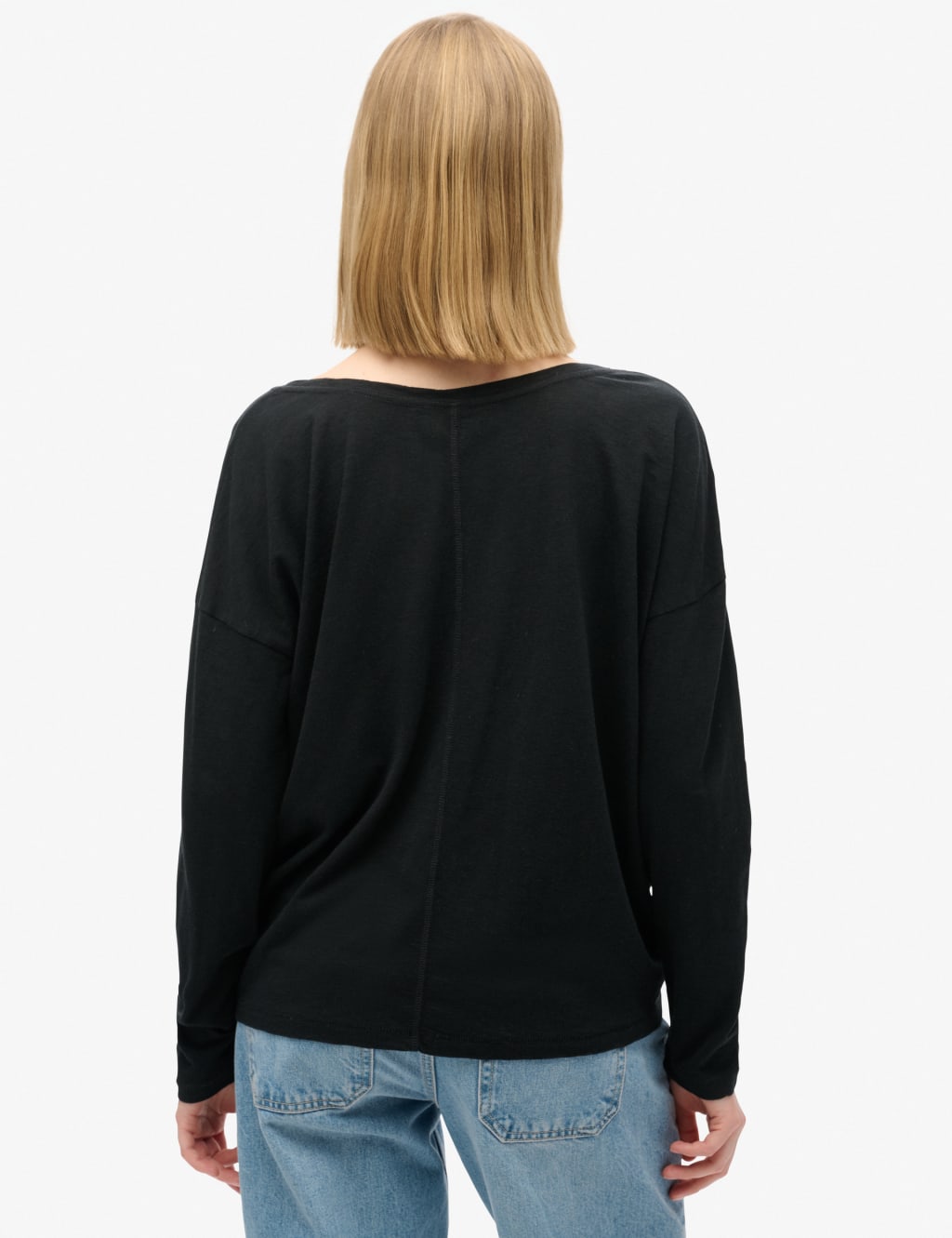 Jersey Wide Neck Top 3 of 5