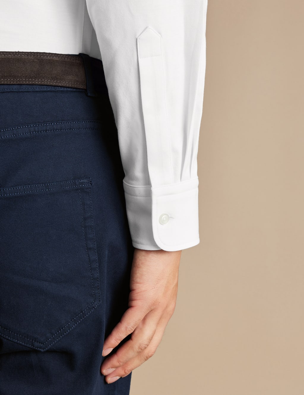 Cotton Blend Jersey Shirt 4 of 6