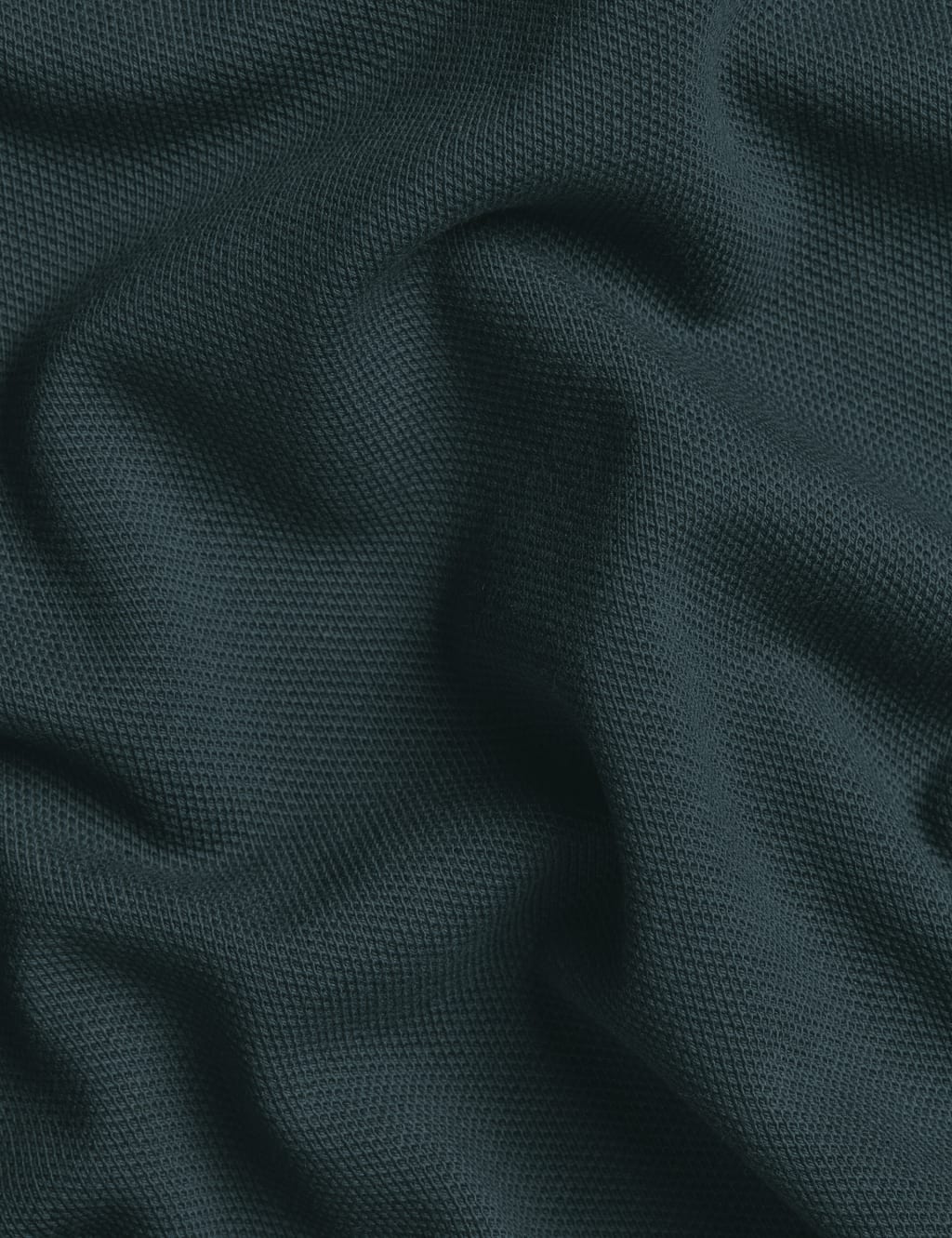 Cotton Rich Pique Long Sleeve Polo Shirt 6 of 6