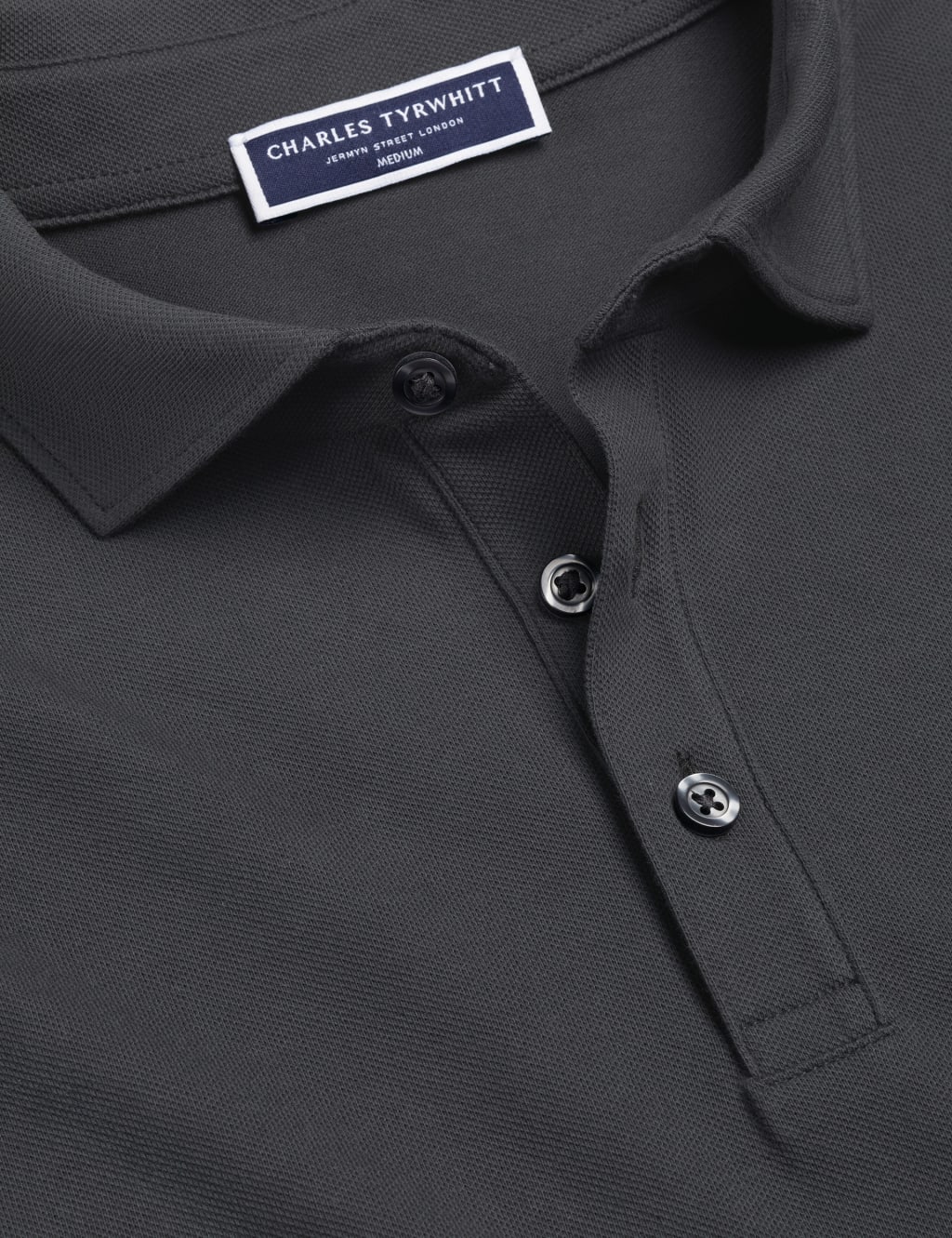 Cotton Rich Pique Long Sleeve Polo Shirt 5 of 6