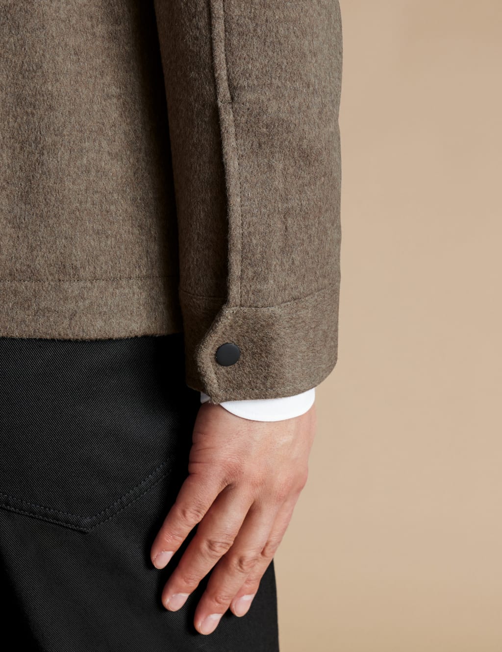 Pure Wool Harrington Jacket 4 of 5