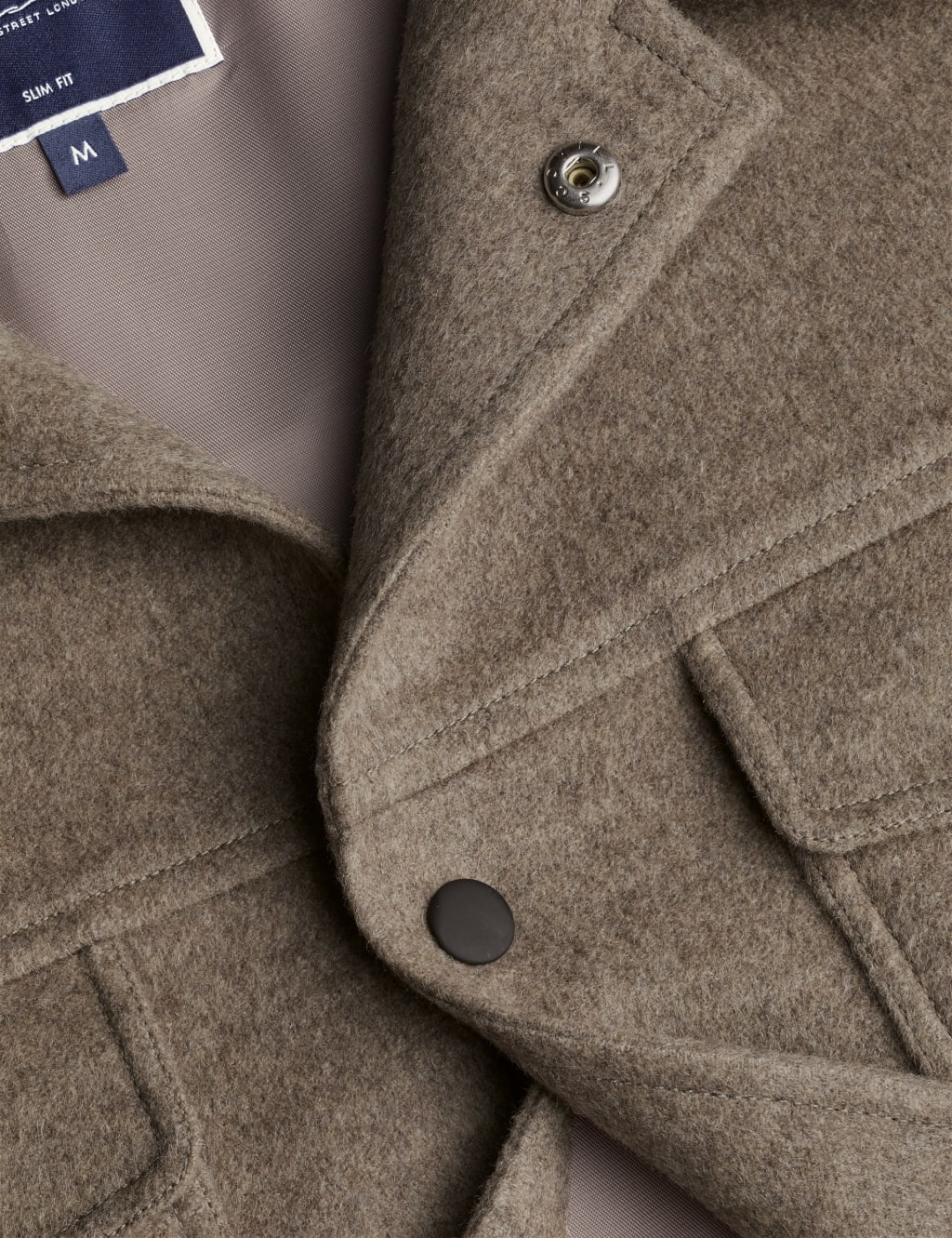 Pure Wool Harrington Jacket 5 of 5
