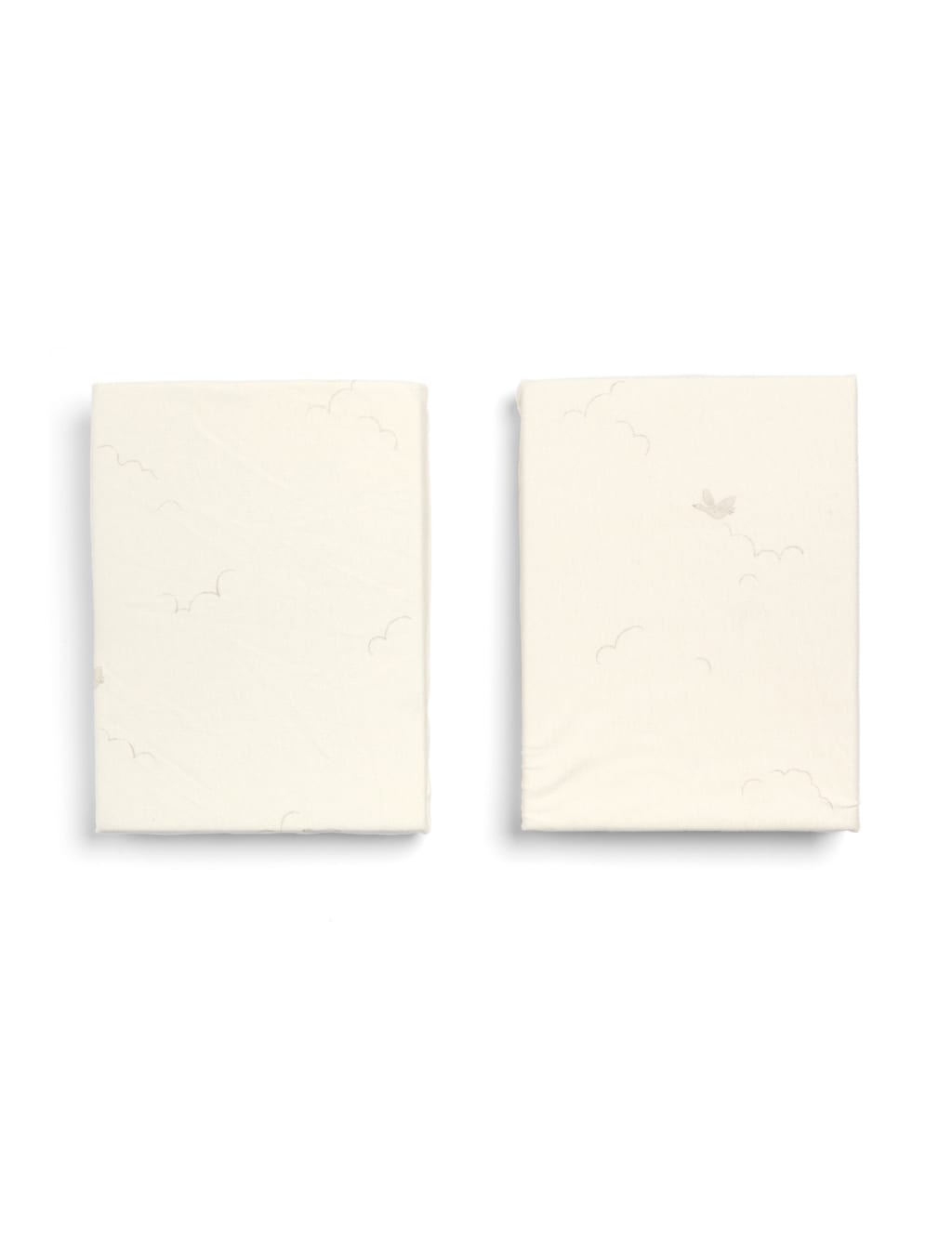 2pk Pure Cotton Duckling Cot Bed Fitted Sheets 2 of 5