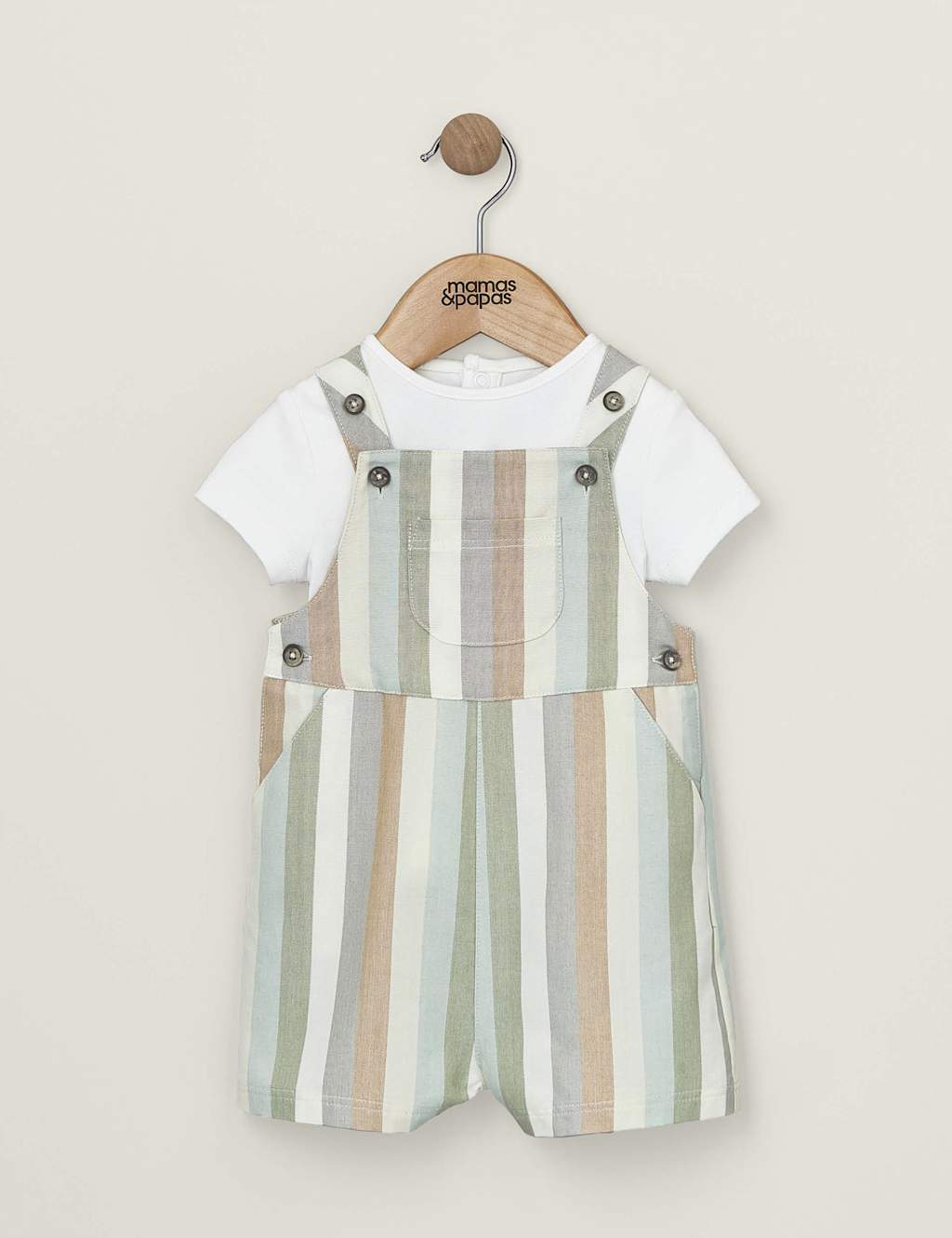 2pc Pure Cotton Striped Outfit (0-36 Mths) 2 of 5