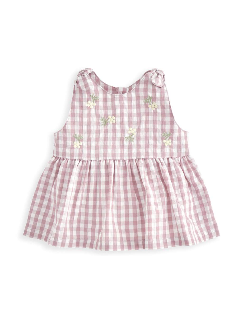 2pc Cotton Blend Check Top & Bottom Outfit (0-3 Yrs) 4 of 5