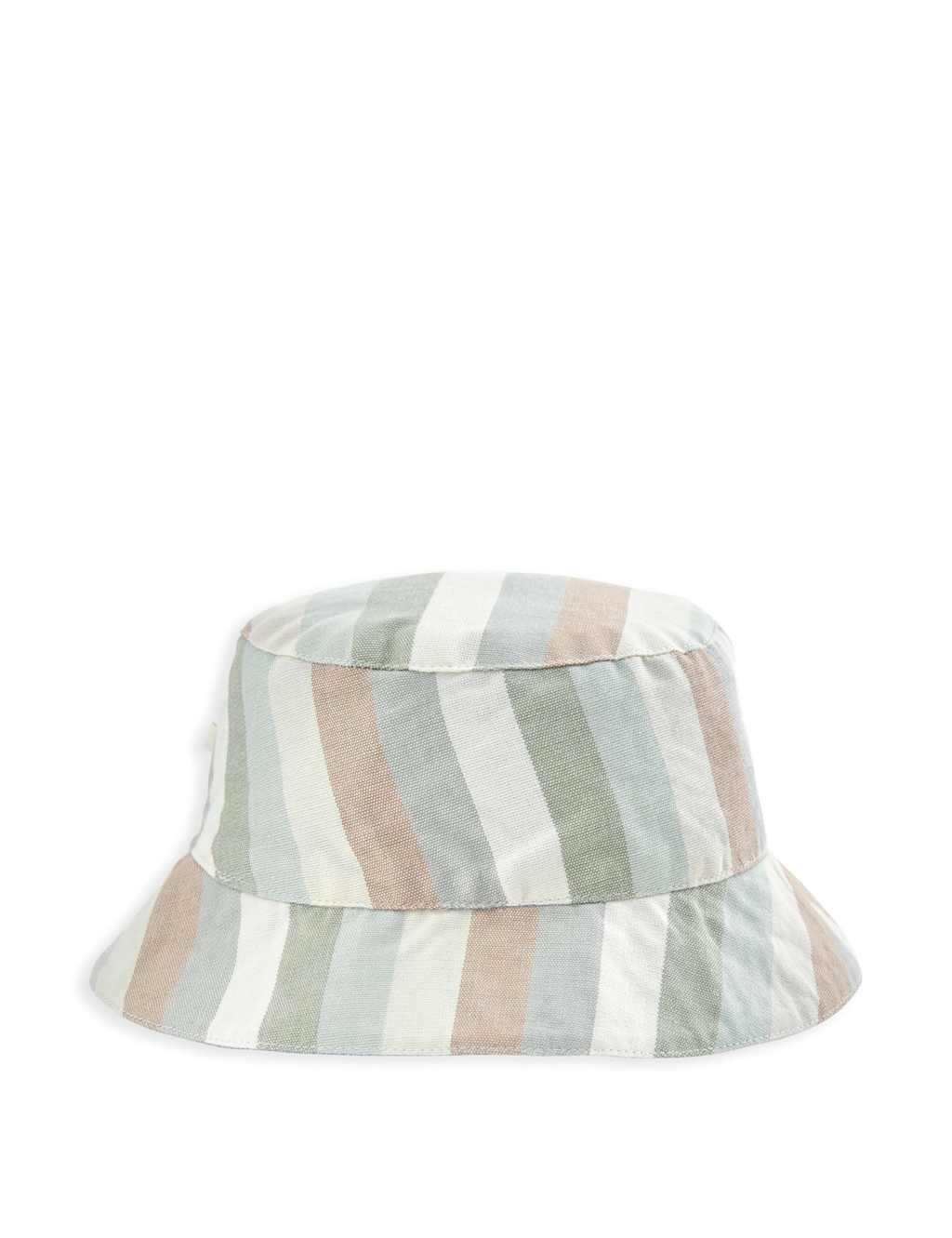 Kids' Pure Cotton Striped Reversible Sun Hat (0-3 Yrs) 2 of 2