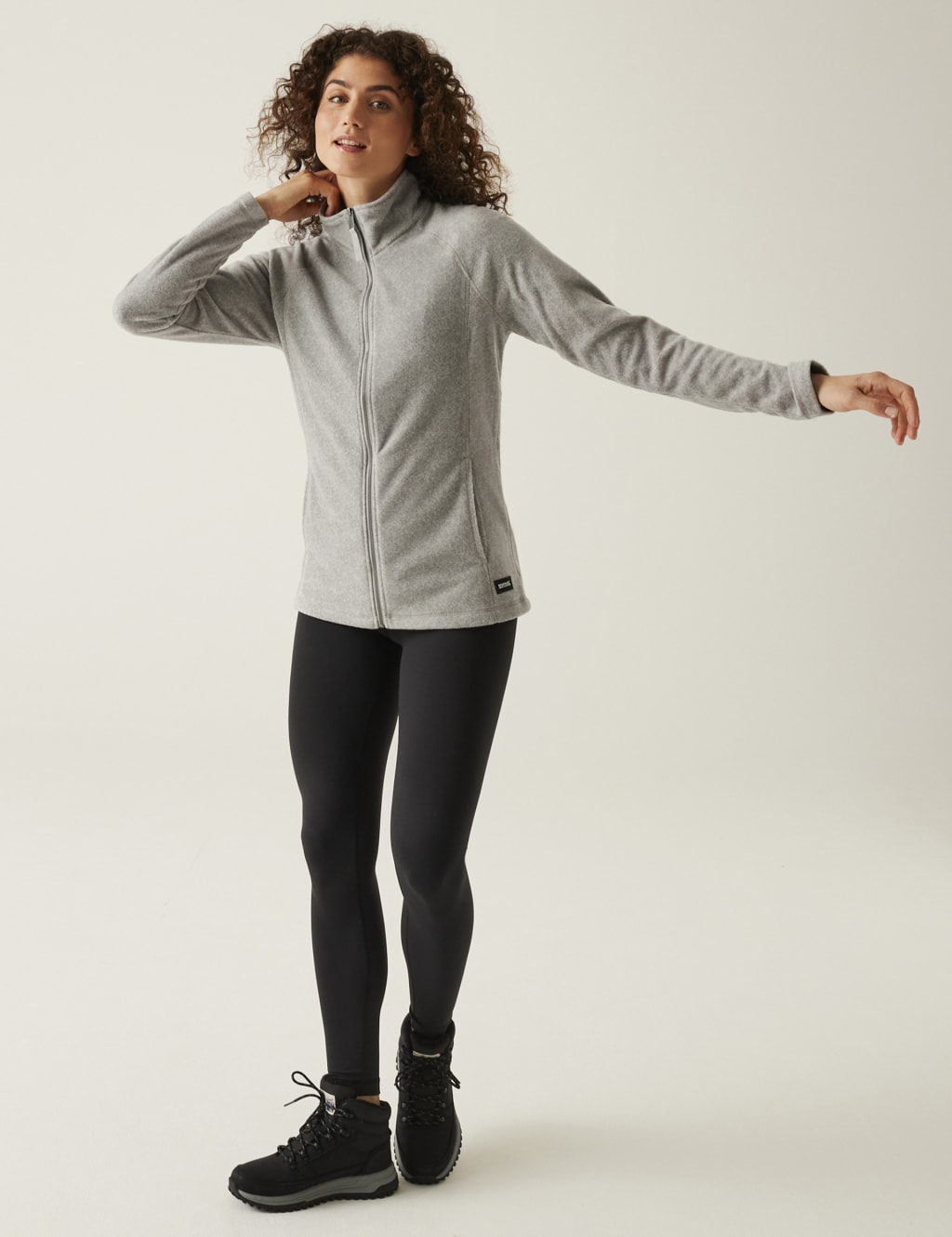 Mayse Zip Up Funnel Neck Fleece 4 of 6