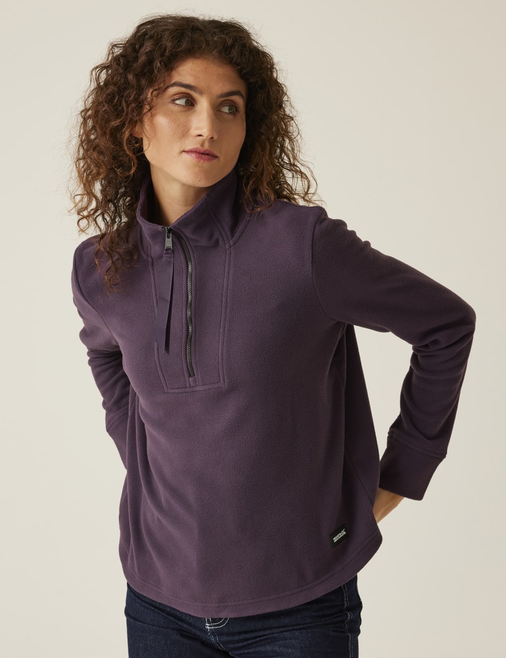 Juliette Funnel Neck Half Zip Fleece