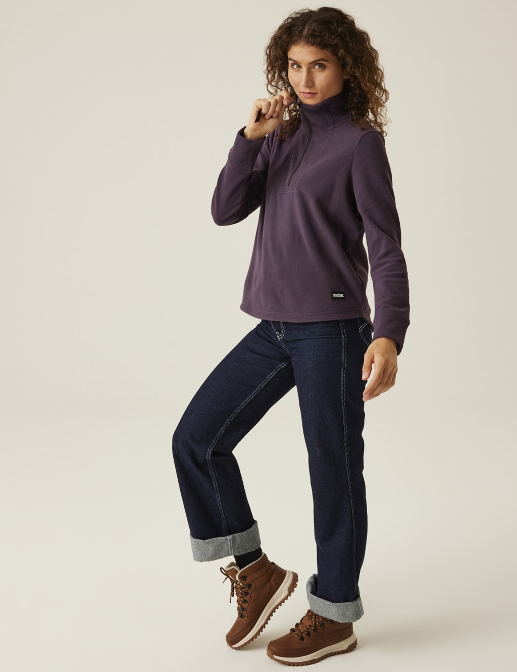 Juliette Funnel Neck Half Zip Fleece 4 of 5