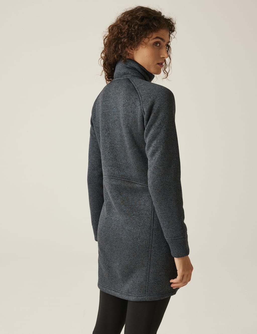 Emilide Funnel Neck Longline Jacket 3 of 5