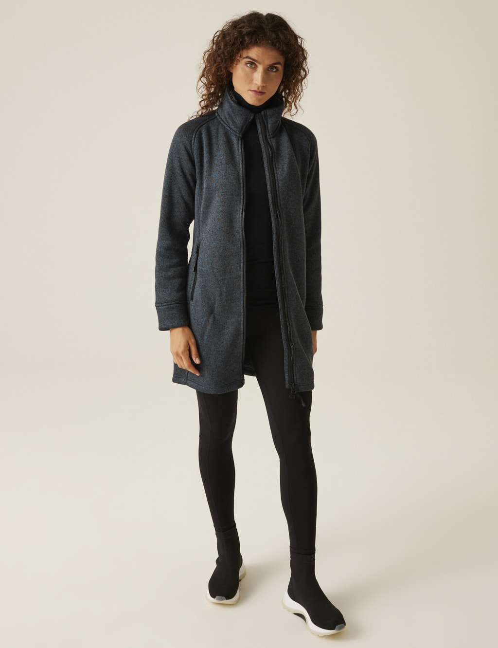 Emilide Funnel Neck Longline Jacket 4 of 5